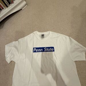 Custom Made Penn State White T-Shirt